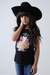 T-SHIRT INFANTIL FEMININO - RED HORSE - REF606 - PRETO na internet