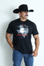 CAMISETA MASCULINA ESTAMPADA RED HORSE - PRETO - REF237 na internet