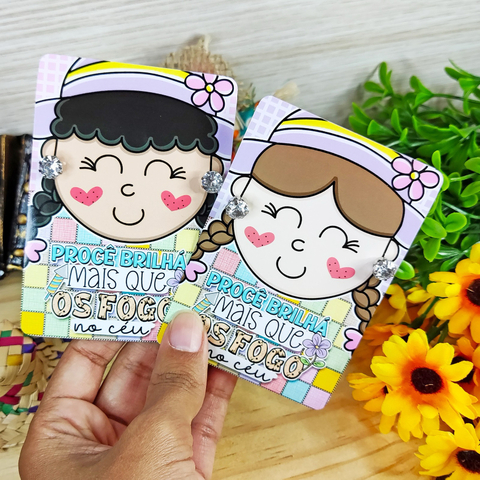 CARD COM BRINCO - FESTA JUNINA