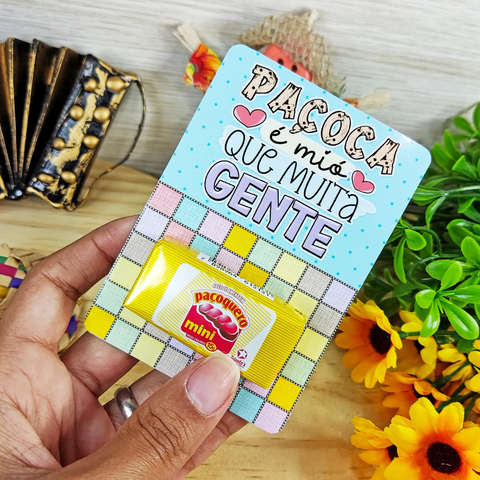 CARD COM PAÇOCA - FESTA JUNINA