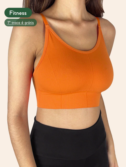 Sutiã Top Alça Fina Tons Coloridos - comprar online