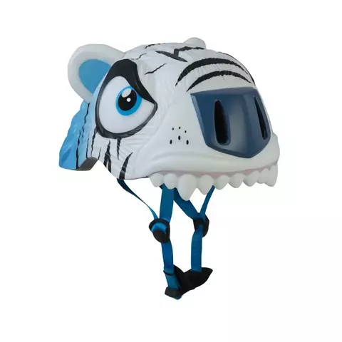 CASCO PARA NIÑO-TIGRE BLANCO
