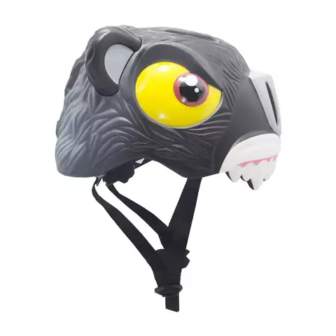 CASCO PARA NIÑO-TIGRE NEGRO