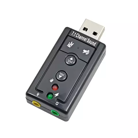Adaptador de Sonido USB 7.1Ch NETMAK