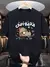 Camisa feminina estampa capybara confortável camiseta 100% algodão - Lefler Variedades 