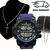 Kit Relógio Masculino Digital Esportivo + Corrente Cruz com Pulseira - loja online