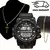 Imagem do Kit Relógio Masculino Digital Esportivo + Corrente Cruz com Pulseira