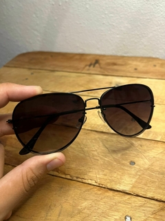 Óculos de sol AVIADOR CLÁSSICO ( LISO BLACK) - loja online