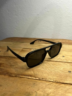 Óculos de sol EURO ( LISO BLACK) - Glezz