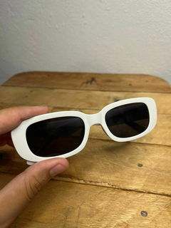 Óculos de sol RETRO (LISO BRANCO) - Glezz
