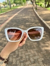 Óculos de sol OLIVIA (LISO BRANCO) - comprar online