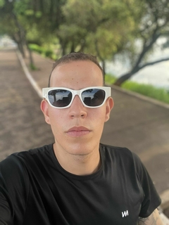 Óculos de sol NANTES OFF WHITE - Glezz