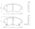 PASTILHA DE FREIO FRAS-L DIANTEIRA PD669 COROLLA - comprar online