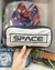 Cartuchera doble cierre - Skora - Space puffer silver & black