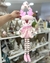 Muñeco de nieve "white & pink" colgante importado 63cm - comprar online
