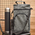 Morral Porta Termo | Gris jaspeado & negro - Brisas