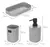 Set de baño | 3 piezas | gris - tienda online