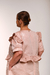 Vestido Flor Acetinado Rosa - comprar online