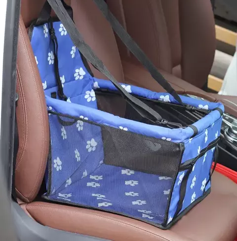 Bolsa de assento para transportar carros de cachorro, cesta à prova d'água, rede