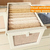 CAJA PLEGABLE CON TAPA MEDIANA BEIGE - comprar online