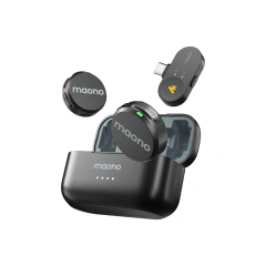 Microfone de Lapela Sem Fio Wave T5 | Maono — Áudio Limpo e Sem Ruído - comprar online