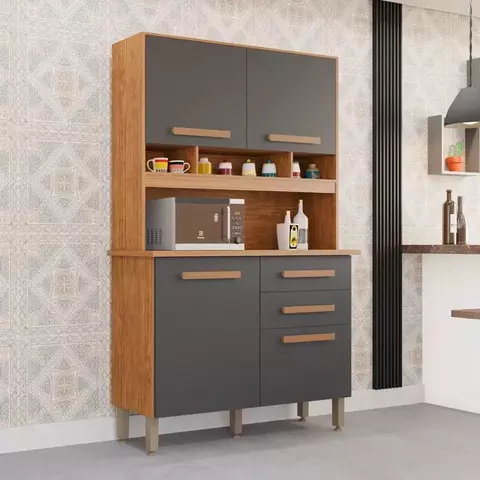 Armário De Cozinha 4 Portas 2 Gavetas Sofia - comprar online