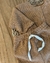Conjunto wafle Piamonte unisex - Caramelo