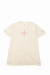 T-Shirt - CRUCIFIX (BEIGE AND RED) na internet