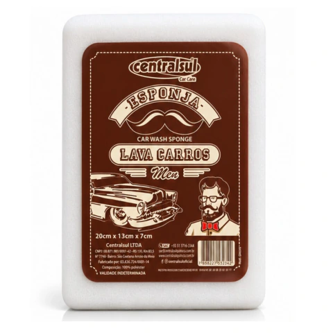 Esponja Lava Carros Men (66038) - CentralSul Car Care
