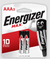 Caixa 10 Cartelas Pilha Alcalina MAX AAA c/2un - Energizer (30003) - comprar online