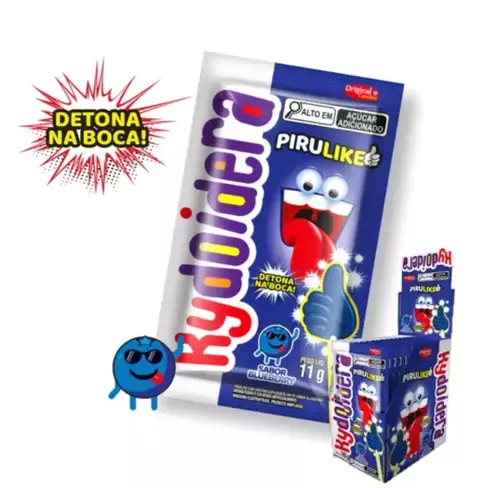 Kydoidera Pirulito Pirulike BlueBerry 15X11gr