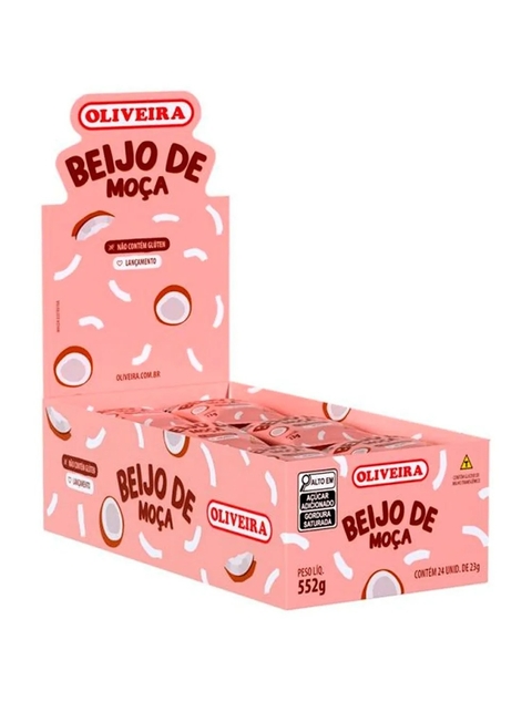 Doce Beijo de Moça Display c/ 24un - Oliveira (25245)
