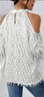 Blusa con flecos TALLE M - comprar online