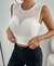 Remera corta con transparencia TALLE M
