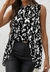 Blusa irregular TALLE L