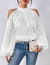 Blusa con flecos TALLE M