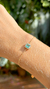 Pulseira Cristal Paraiba Banho de Ouro 18k na internet