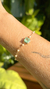 Pulseira Fusion Esmeralda e Turmalina Banho de Ouro 18k - loja online