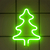 Lampara Led Colgante Arbol de Navidad Verde 26cm - Tiendarojo