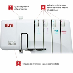 Alfa Overlock Style 8708 en internet