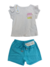 CONJUNTO FEMININO BLUSA E SHORT TAM. 01