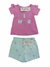 CONJUNTO FEMININO BLUSA E SHORT TAM. P