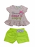 CONJUNTO FEMININO BLUSA E SHORT TAM. M