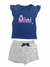 CONJUNTO FEMININO BLUSA E SHORT TAM. M