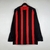 Camisa Retrô Milan Manga Longa Temporada 08/09 - Camisas de Times 