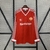 Camisa Retrô Manchester United Manga Longa Temporada 86/88