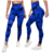 Leggins deportivos Tie dye Azul con Negro en internet