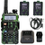 BAOFENG Handy UV-5R 8w Camuflado Bi-Banda Hasta 12km + 2 Baterías y Manos Libres