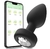 Plug anal de silicone com vibro por aplicativo - loja online