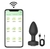 Plug anal de silicone com vibro por aplicativo - A sós Pvh Sex Shop